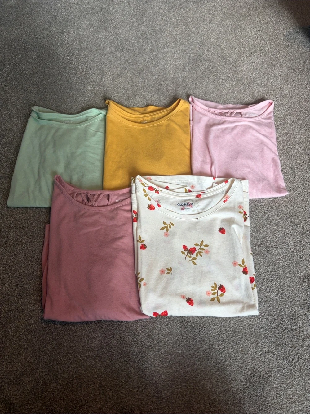 Old Navy Girls tee shirt lot of 5 size xxl plus